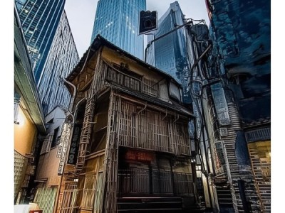 日本东京中被遗忘的旧建筑与现代生活的交织故事