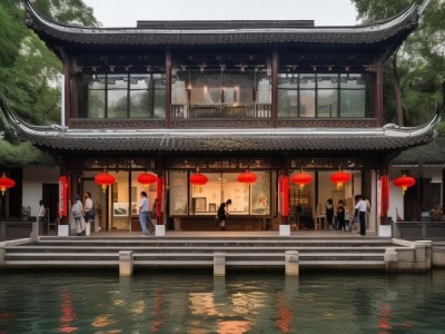 宋文治艺术馆位于杭州西湖西岸湖滨路，适合拍照与艺术爱好者。