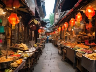 安顺小吃街，美食与小巷的完美结合