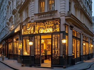 维也纳金霞店位于维也纳巴赫街，具体地址为维也纳市巴赫区。