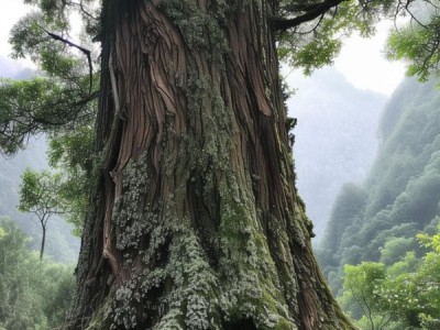 武当山的高大的树干