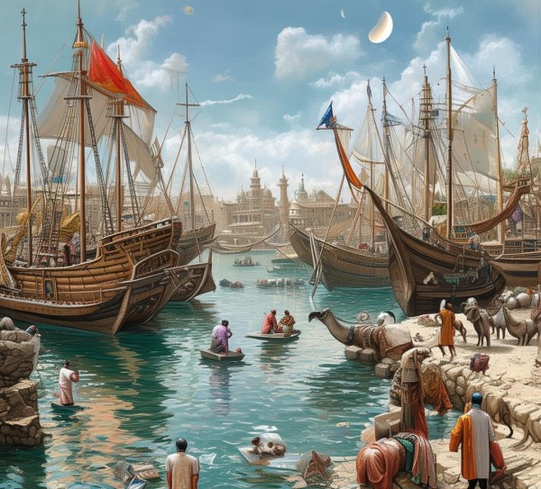 中国-印度波斯海上丝绸之路的马尾港节点