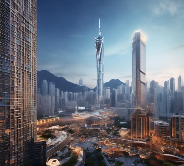 港澳特别行政区酒店推荐，香港中心、澳门塔及香港中环