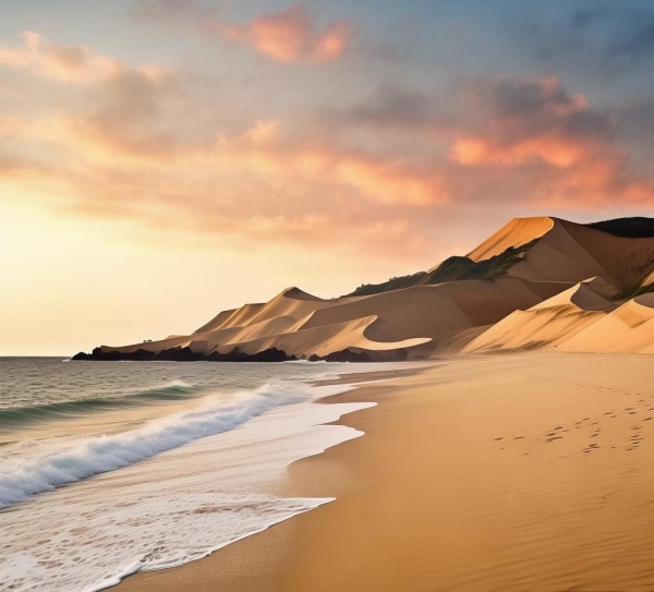垦丁白沙滩，沙漠之王的自然奇迹