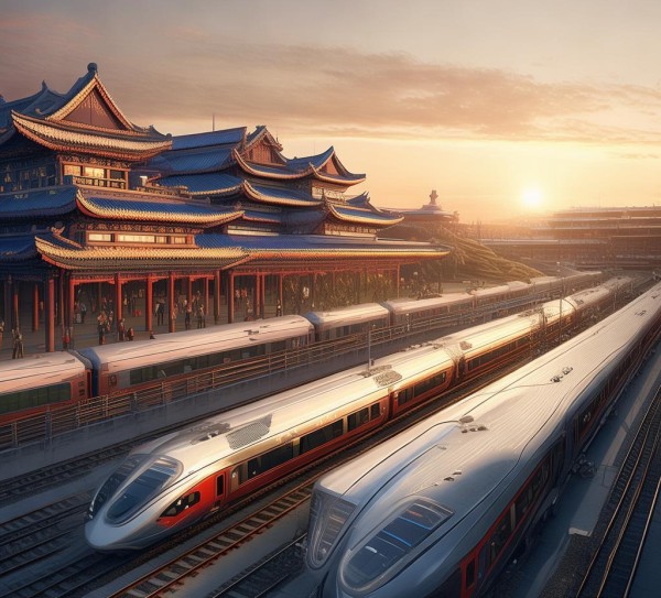 东方高铁站，通往哪里？东方文明的璀璨之旅