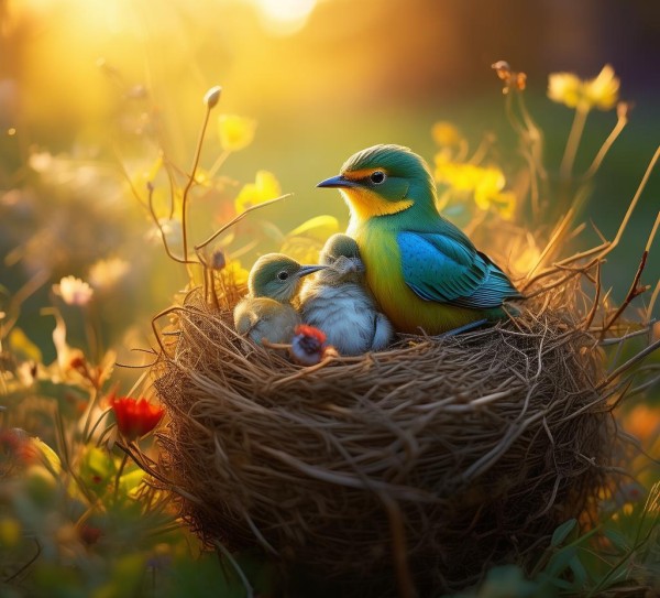 鸟巢中的生命密码