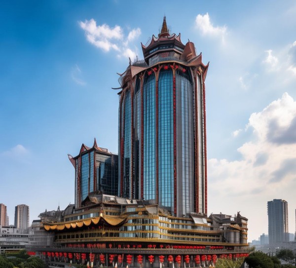 这座酒店的视觉与实际都令人惊艳，它不仅是成都的地标，更是这座城市的象征。