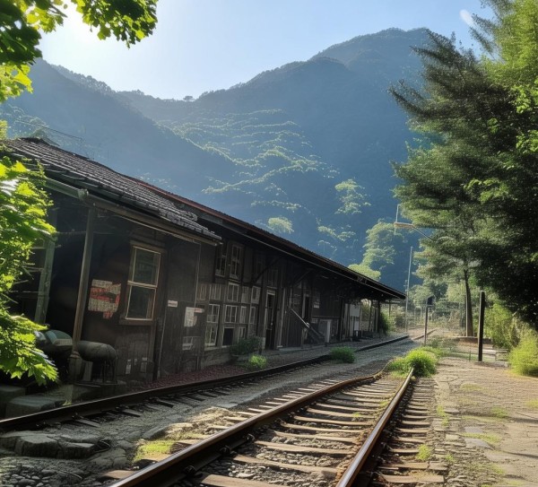 兴宁北站是静谧的山间小站，适合摄影、徒步或户外活动。