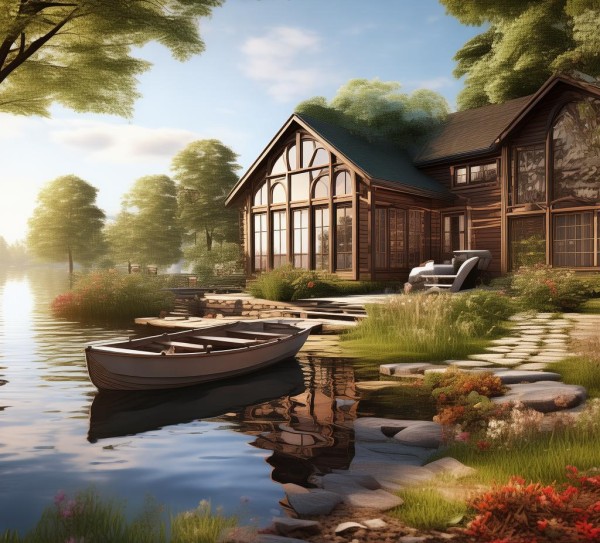 非常适合居住，湖边生活更舒适、更美好！