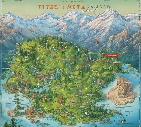 阿尔山旅游地图与路线推荐，自然风光与最佳旅行体验