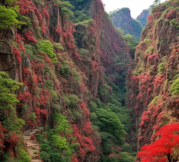 金寨大别山古道新路——红色与自然完美融合